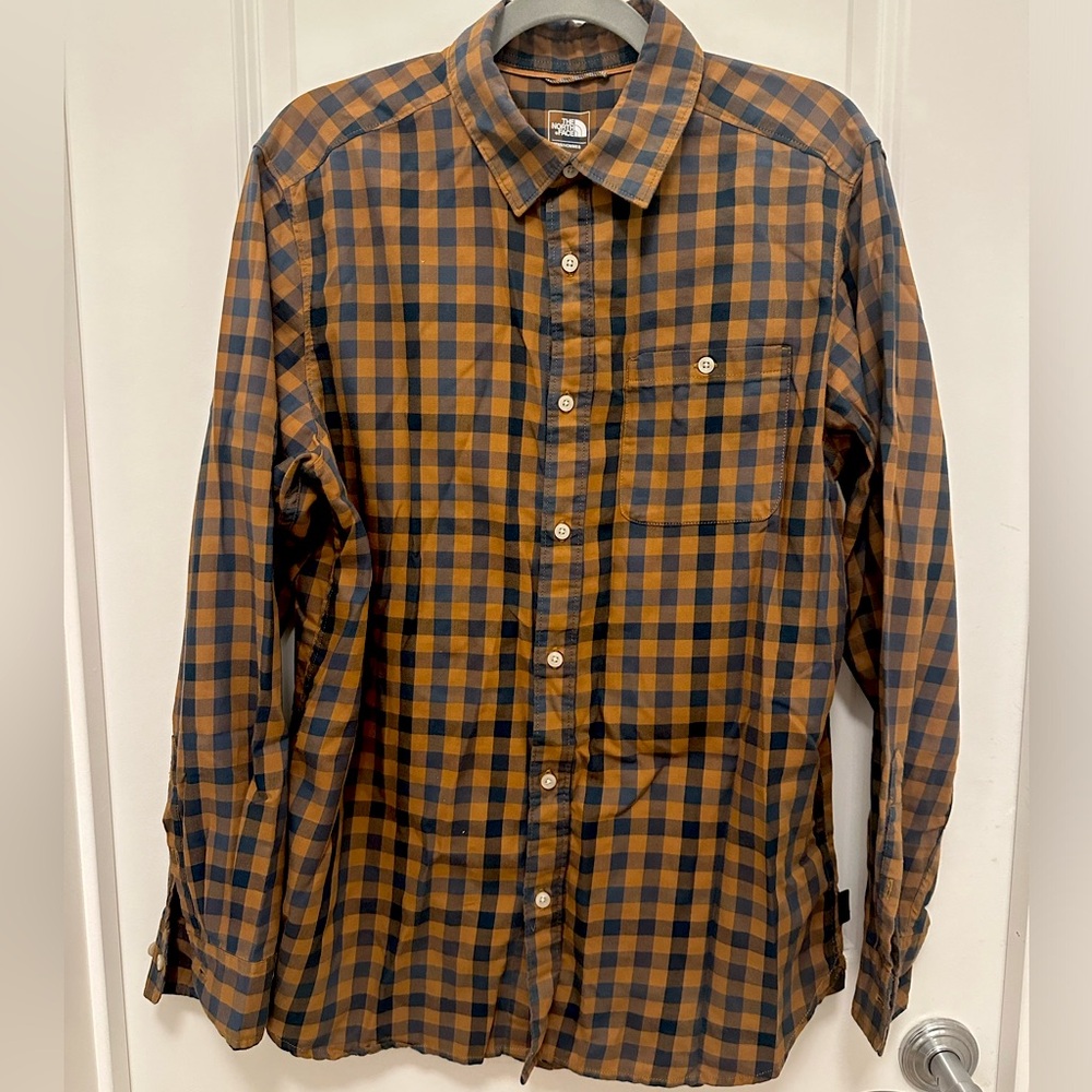 Casual checkered The North Face button down shirt